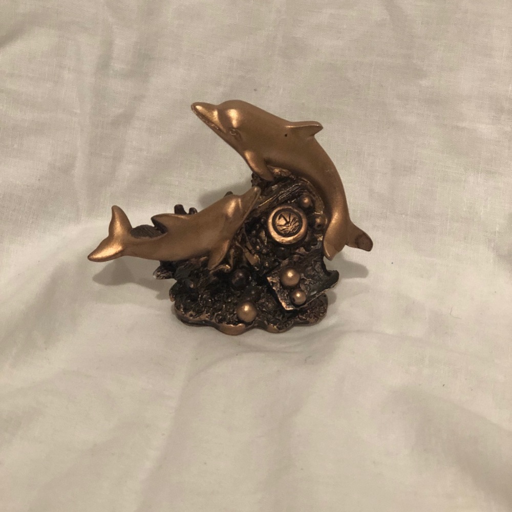 Dolphin Trinket Statue